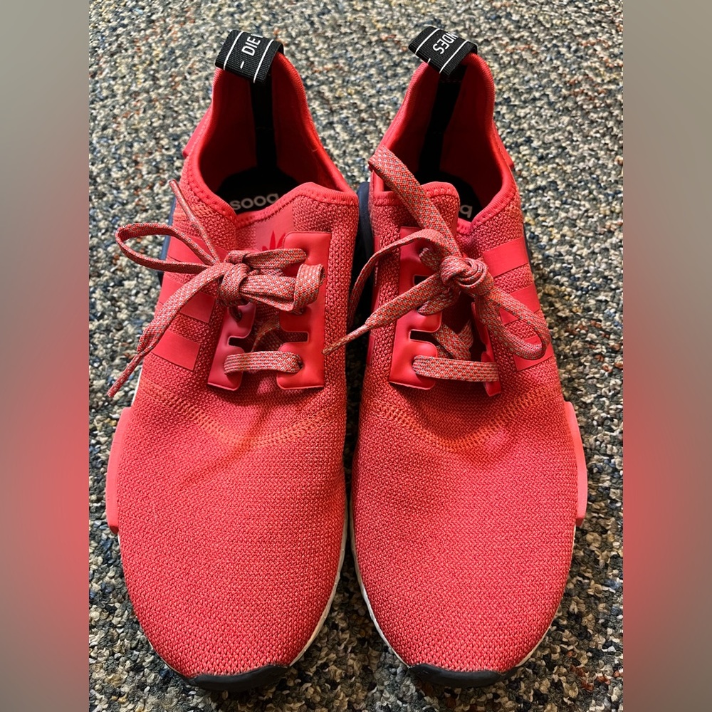 Red adidas sneaker size 8.5
